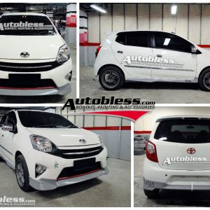 Bodykit Toyota Agya TRD – Plastic ABS (Grade B)
