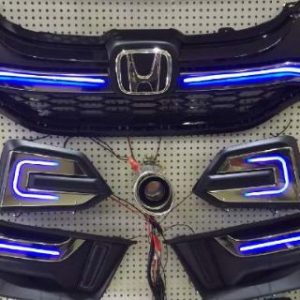 Grille Honda Jazz GK5 Modulo + Garnish LED – Plastik PP (Grade S)