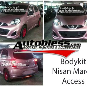 Bodykit Nissan March Access 2014 – Plastic ABS (Grade A) Import Thailand
